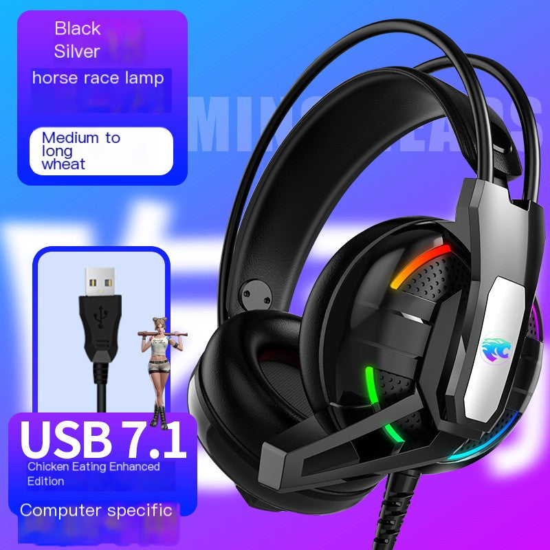 Yobao A12 Wired 7.1 Gaming Headset with Lights