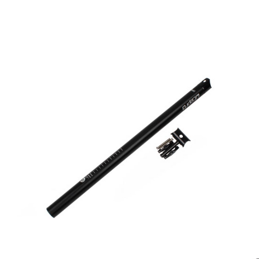 Lightweight Black Bike Seatpost for Enhanced Comfort