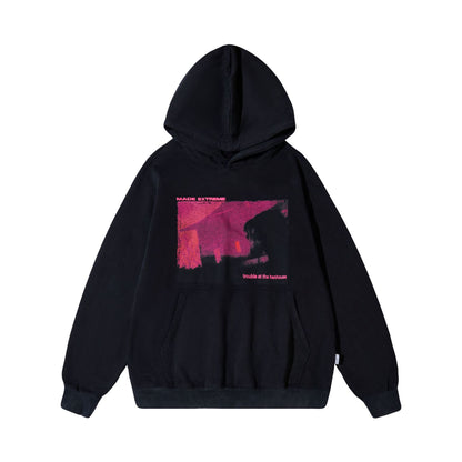 Street Wash Band Printed Sweatshirt for All Genders