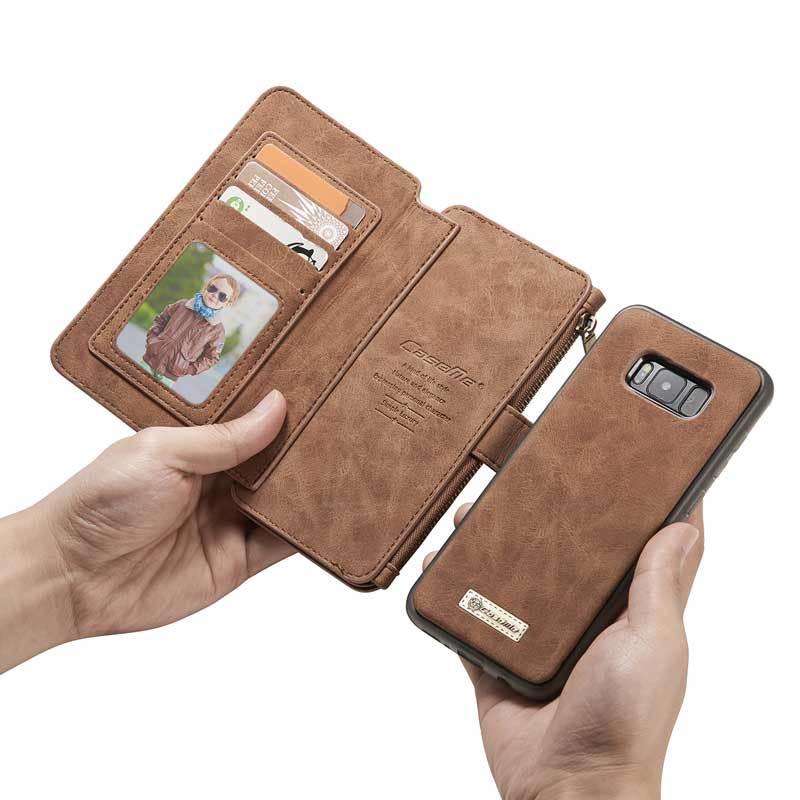 Multi-Functional Vintage Flip Wallet Case for Samsung S8