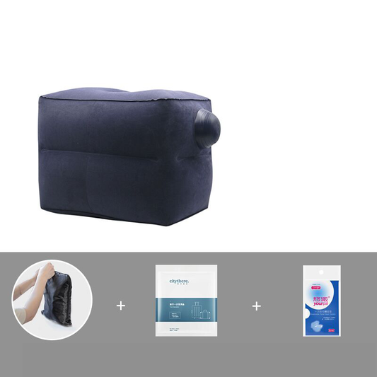 Inflatable Footrest for Travel and Office Use