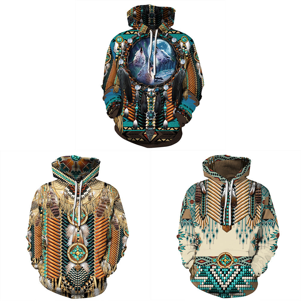 "Indian Hoodie, Winter Jacket, Loose Fit Sweatshirt"