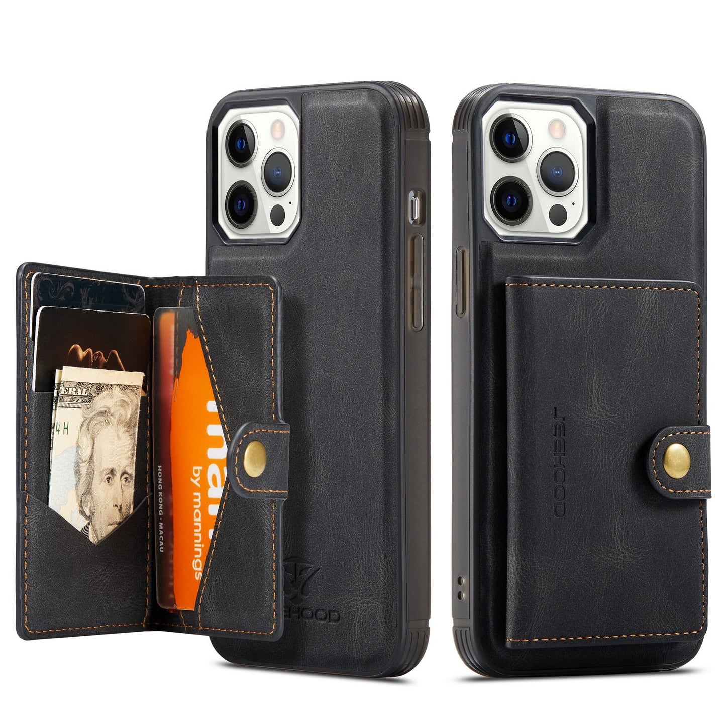 Retro Magnetic Flip Back Phone Cover