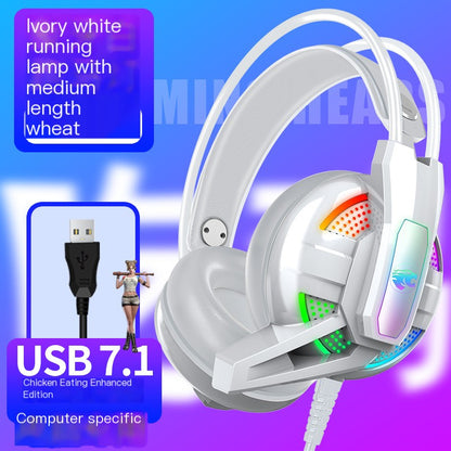 Yobao A12 Wired 7.1 Gaming Headset with Lights