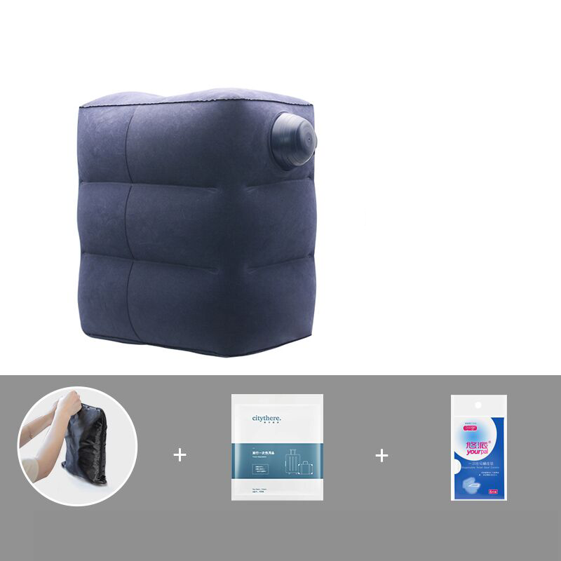 Inflatable Footrest for Travel and Office Use