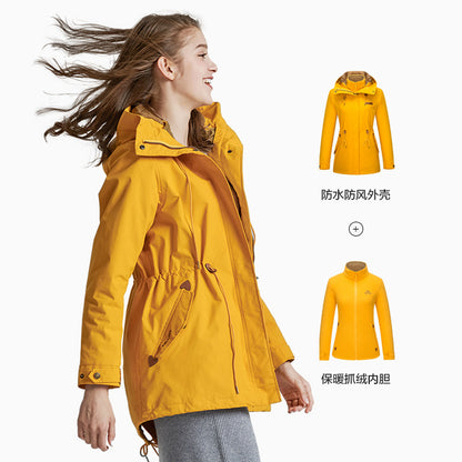 Pelliot Women's Waterproof Softshell Winter Jacket