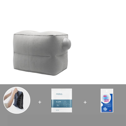 Inflatable Footrest for Travel and Office Use