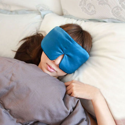 Thickened Mulberry Silk Solid Color Eye Mask
