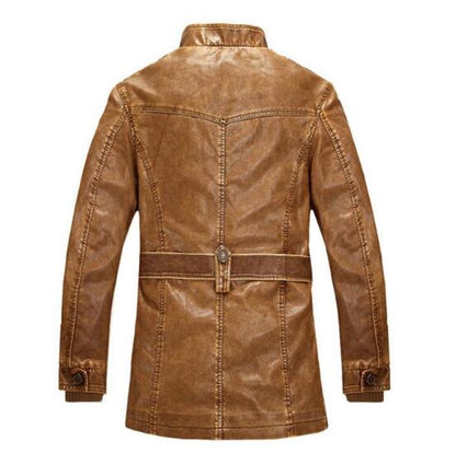 Men's Winter Jacket - Leather Coat