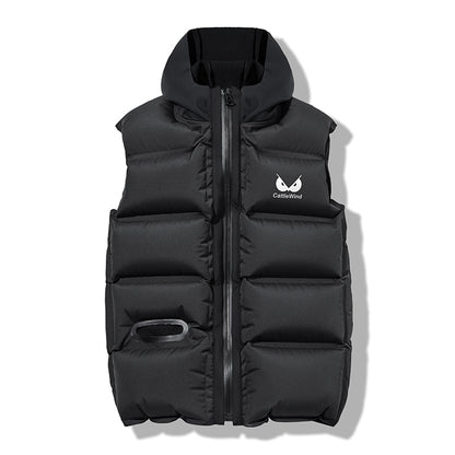 Men's Casual Warm Polyester Fiber Fashion Vest