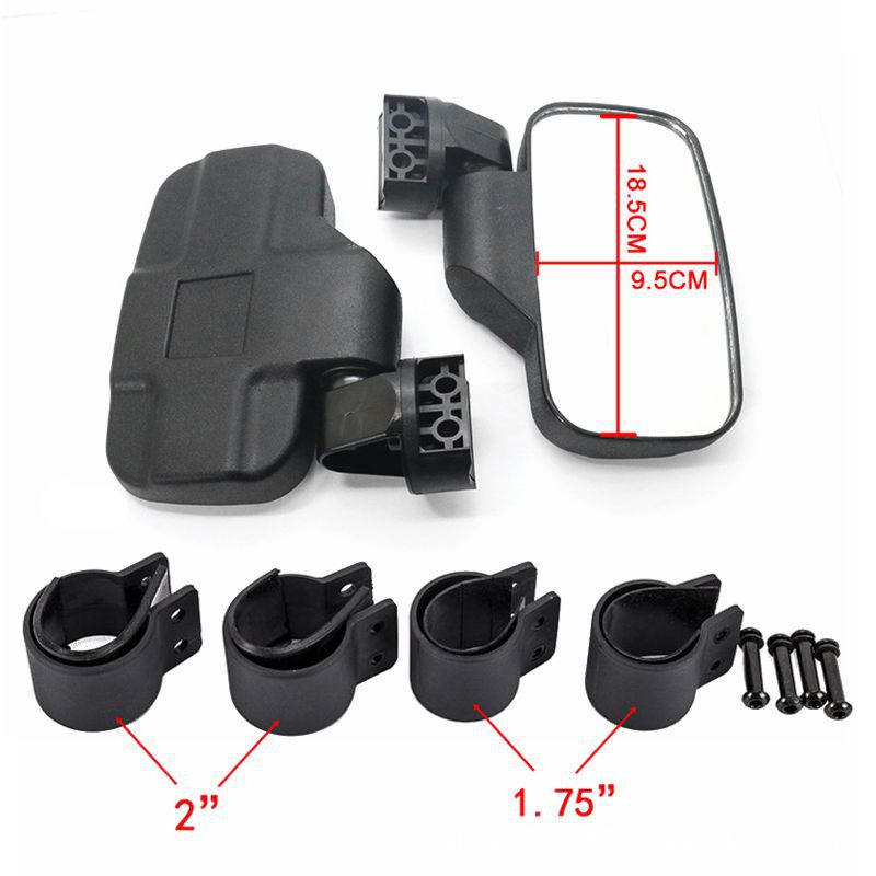 Polaris UTV Wide Rearview Mirror for Off-Road Vehicles