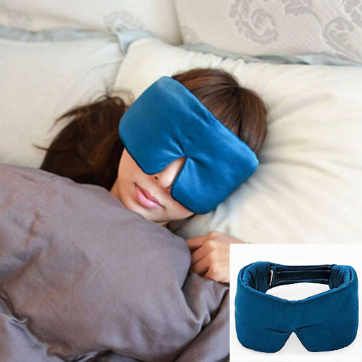Thickened Mulberry Silk Solid Color Eye Mask