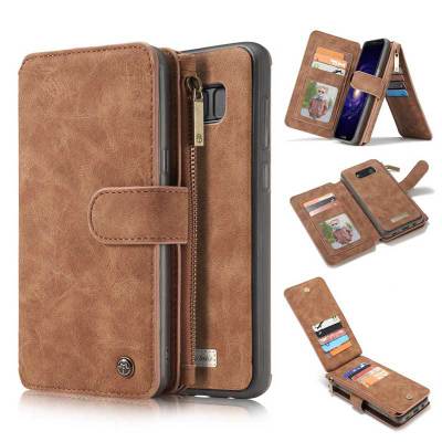 Multi-Functional Vintage Flip Wallet Case for Samsung S8
