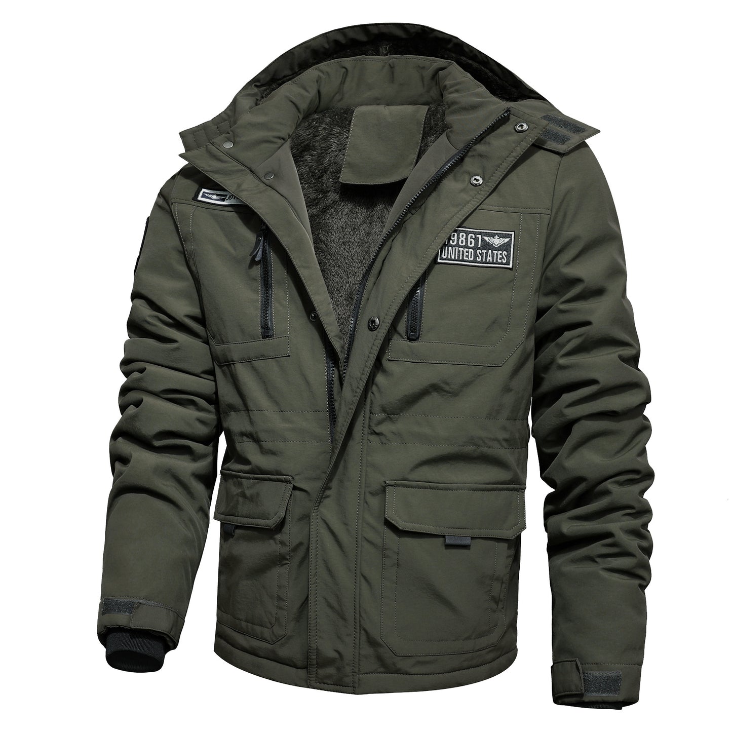 Long Hooded Cotton Jacket for Men - Fall/Winter 2019