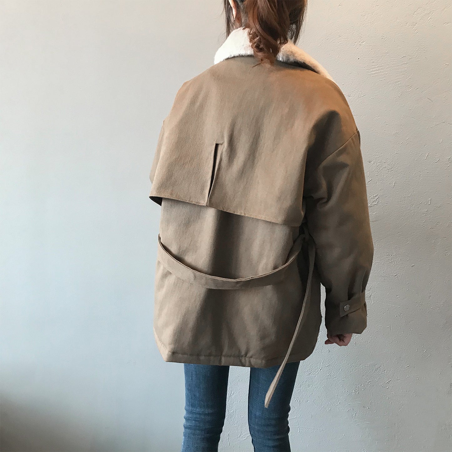 2020 Women's Thick Fur Collar Winter Jacket