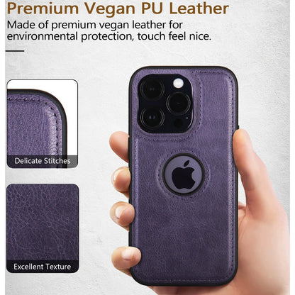 Ultra Thin Shockproof Leather Case for iPhone 15-11 Pro