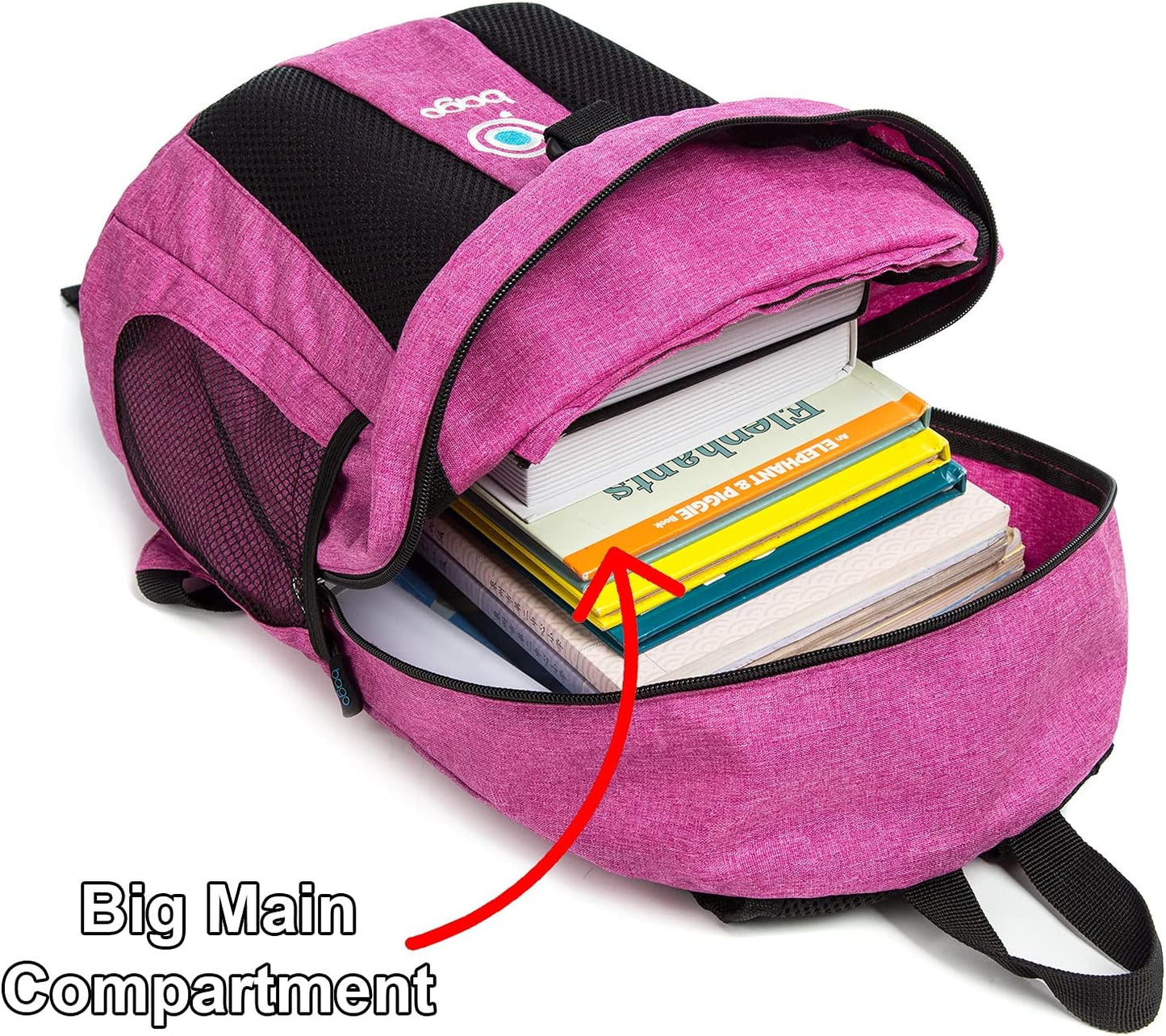 Lightweight Backpack for Hiking for Women and Men - 25L Travel Day Pack - Foldable Hiking Daypack Ultralight for Camping Outdoor Sports - Packable Backpack for Travel (Snowpink)