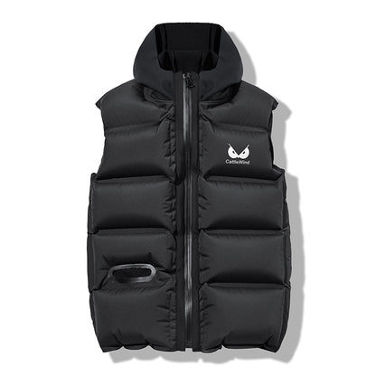 Men's Casual Warm Polyester Fiber Fashion Vest