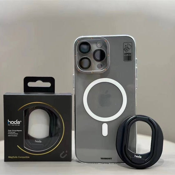 Hoda Magnetic Ring MagSafe Phone Stand, Portable Foldable