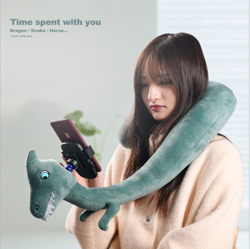 Bedside Lazy Holder, U-Shaped Travel Pillow Stand
