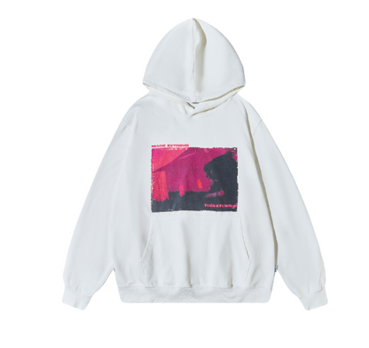 Street Wash Band Printed Sweatshirt for All Genders