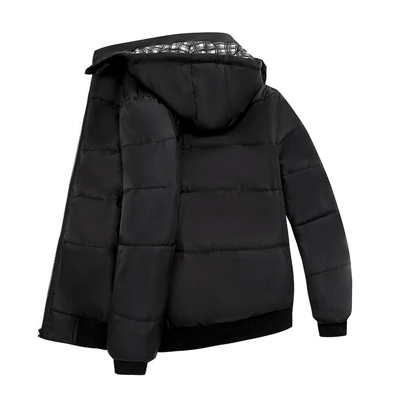 Men's Lightweight Hooded Winter Jacket (Plus Size)