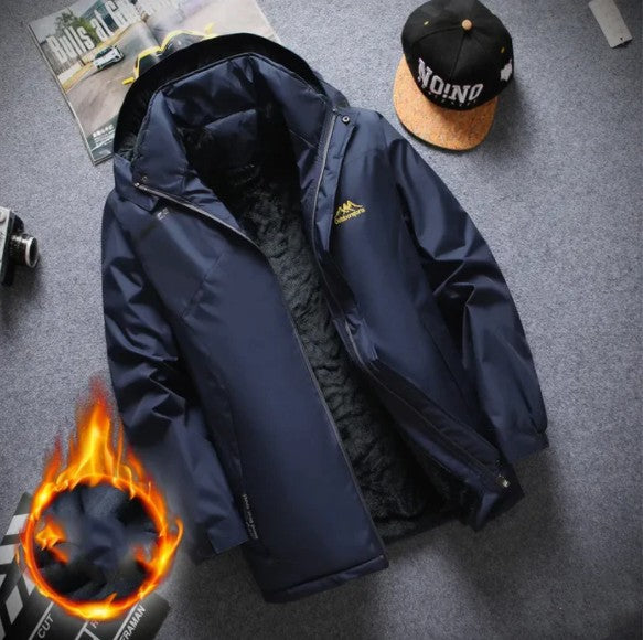 Waterproof Fleece-Lined Autumn Winter Jacket
