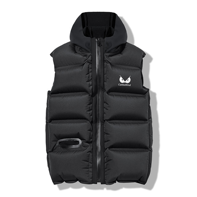 Men's Casual Warm Polyester Fiber Fashion Vest